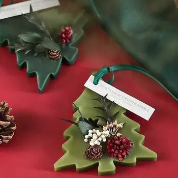 Рождественская машина ароматерапия домашний ароматерапевтический шкаф твердый ароматерапевтический блок ароматизатор воск стойкий подвесной шкаф зелёный