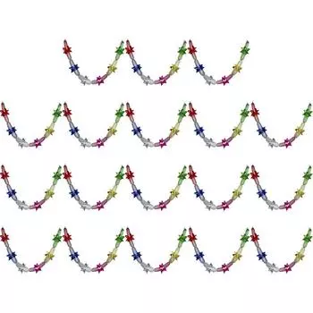 Рождественская металлическая фольга гирлянда фестиваль подвесные мишурные потолочные украшения