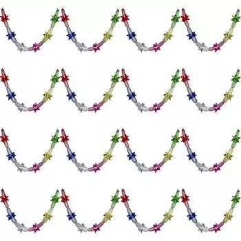 Рождественская металлическая фольга гирлянда фестиваль подвесные мишурные потолочные украшения