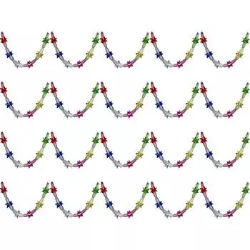 Рождественская металлическая фольга гирлянда фестиваль подвесные мишурные потолочные украшения