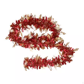 Рождественская мишура Гирлянда Твист Камин Камин Подвесной Ячменный Колос