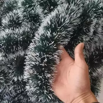 Рождественская мишура Ленты Зеленая тростниковая лента Гирлянда Рождественская елка Подвесной венок Украшения Новогодняя вечеринка Домашнее украшение