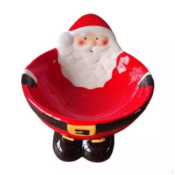 Рождественская миска Санта-Клауса с рисовой кашей, креативный фруктовый салат для отеля