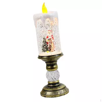 Рождественская музыкальная шкатулка, музыкальная сцена, креативное декоративное ремесленное украшение со светом для Snowman