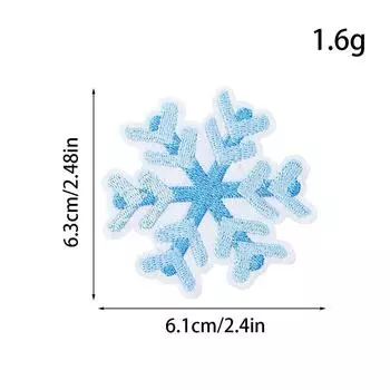 Рождественская наклейка на ткань, нашивка, наклейка, без швов, моющаяся, мультяшная вышивка, вышивка, аксессуары для одежды, Рождественская наклейка на ткань, вышивка 5