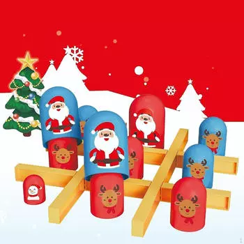 Рождественская настольная игра, игра в крестики-нолики, стратегические игры, интерактивная образовательная настольная игрушка Brain