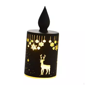 Рождественская настольная лампа, рождественский прикроватный ночник, украшение, витрина для бара, каминная полка