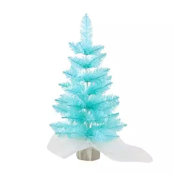 Рождественская настольная мини-рождественская елка Рождественские украшения One Size синий
