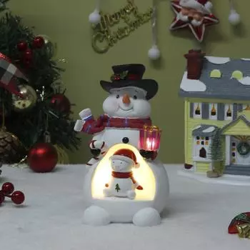 Рождественская новинка, ночник из смолы, мультяшный прикроватный светильник, праздничная тема, симпатичное украшение для лампы на Новый год