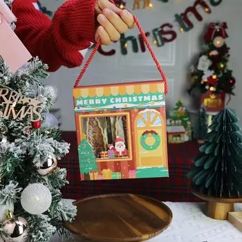 Рождественская нуга магазин конфет ручной глазури печенье креативная упаковка коробка\t\t сопутствующая коробка