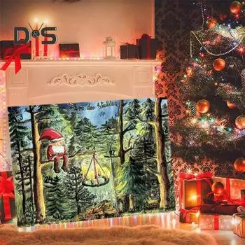 Рождественская обратная открытка Адвент-календарь Поздравительная открытка Найдите 24-дневный обратный отсчет Игровая карта Подарок для детей Семья Друзья A