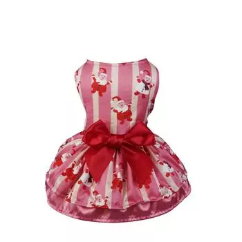 Рождественская одежда для домашних животных Одежда для собак Фестивальная одежда для домашних животных Рождество S розовый