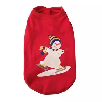 Рождественская одежда для собак для домашних животных, новогодняя одежда для собак, костюм для маленьких и средних собак, рубашка для домашних животных чихуахуа, теплая одежда для собак йоркширского терьера S