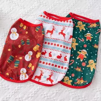 Рождественская одежда для собак, зимняя теплая одежда для домашних животных для маленьких и средних собак, пальто с капюшоном в виде лося и кошки, рождественский костюм для собак XS