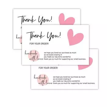 Рождественская открытка с пожеланиями Белая благодарность Девичник X092 A02-30pcs-5.4x9cm