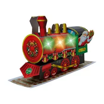 Рождественская открытка Sanrio Light Melody Card Локомотив Сообщение Открытка Поздравительная открытка 440167 & JXPM32-4