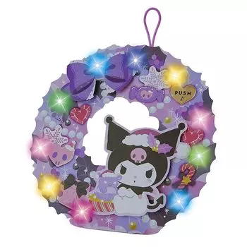 Рождественская открытка Sanrio Мелодичная открытка Венок Куроми Холли Казару Поздравительная открытка Возможна отправка за границу JXPM30-3 SANRIO 528781