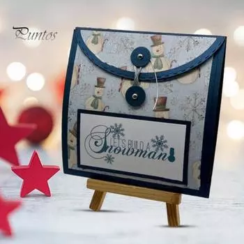 Рождественская открытка со снеговиком Милые праздничные поздравительные открытки 3D Рождественская подарочная карта для детей Рождественские открытки ручной работы с конвертами и украшениями Deer