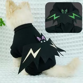 Рождественская пижама для собак, комбинезон для собак, мягкий эластичный бархатный Санта-Клаус, рождественские наряды для щенков, зимняя одежда для маленьких собак S