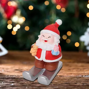 Рождественская подставка для мобильного телефона, держатель для мобильного телефона, реквизит для показа на сцене, скульптура Санта-Клауса Christmas tree