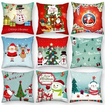 Рождественская подушка в скандинавском стиле, диванная подушка, офисная подушка, автомобильная поясничная подушка Amazon 40x40cm