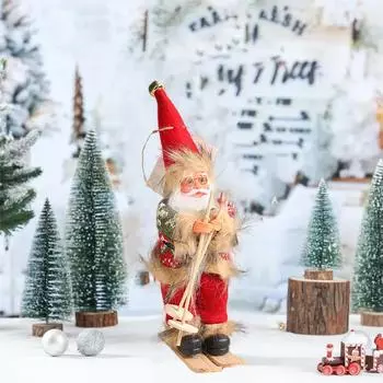 Рождественская подвеска своими руками изысканная рождественская елка настольная книжная полка домашняя вечеринка милые праздничные принадлежности