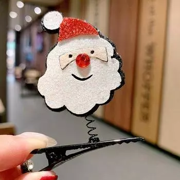 Рождественская повязка на голову, аксессуары для волос, повязка на голову с рогами Санта-Снеговика