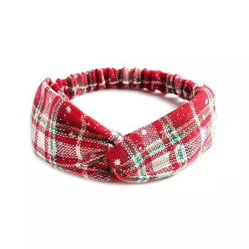 Рождественская повязка на голову для родителей и детей, осенне-зимняя рождественская повязка на голову с эластичным крестом, детские аксессуары для волос для женщин Kapeng Factory Direct Sales [Customizable]
