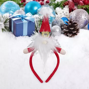 Рождественская повязка на голову креативная модная повязка на голову в виде шапки Санты для сценического шоу года Faceless Old Man