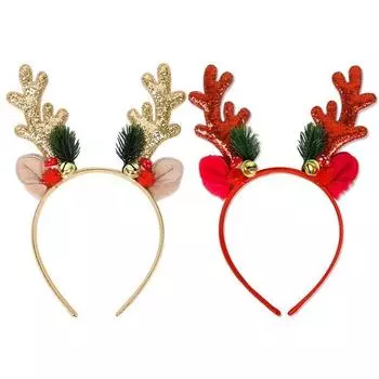 Рождественская повязка на голову от Elena s Workshop, набор 02, 1 шт.