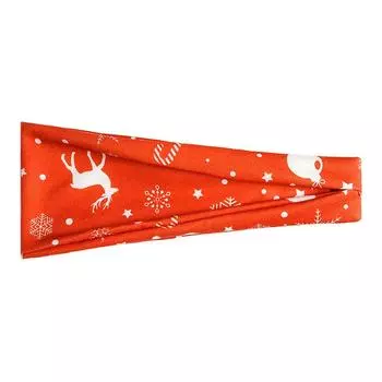 Рождественская повязка на голову Спортивная повязка на голову Дышащая эластичная повязка на голову Аксессуары для волос Украшения