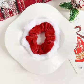 Рождественская повязка на голову, толстая кишка, повязка для волос, высокая эластичная веревка с бантом, женская высокая повязка на голову, аксессуары для волос с шарообразным хвостом