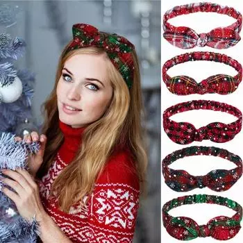 Рождественская повязка на голову в виде сетки, рождественский декор для дома, рождественские украшения, рождественские подарки с Новым годом