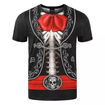 Рождественская праздничная вечеринка нейтральная футболка рождественский праздник хип-хоп веселье старая мода креативный свободный короткий рукав новогодний подарок M