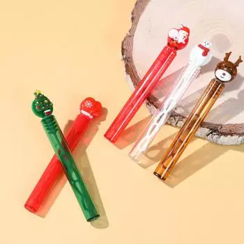 Рождественская пузырчатая палочка Веселое рождественское украшение для дома 2024 Рождественские пузырчатые палочки Украшения Навидад Натал С Новым годом Подарок 2025