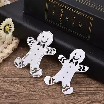 Рождественская рамка снеговика металлический серебристый трафарет тиснение вырубные штампы для скрапбукинга бумага альбом карты изготовление серебряный