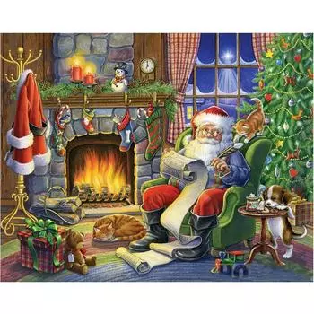 Рождественская распродажа алмазной живописи Санта-Клауса, мозаичный портрет, новые поступления, зимние картины со стразами, домашний декор, подарок 20x25CM