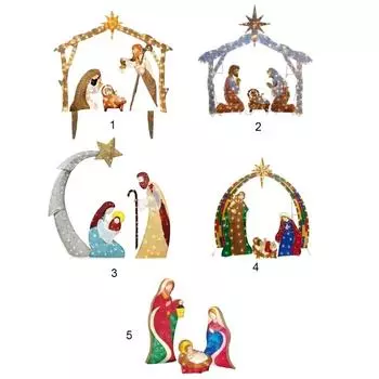Рождественская сцена Детская рождественская статуэтка Иисус Рождественская ясли Фигурки Миниатюры Орнамент Церковь Рождественский подарок Домашний декор