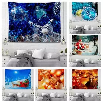 Рождественская серия Подвесной тканевый гобелен 100x75cm