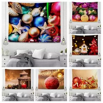 Рождественская серия Подвесной тканевый гобелен 100x75cm