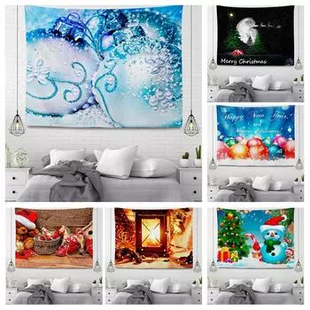 Рождественская серия Подвесной тканевый гобелен 100x75cm