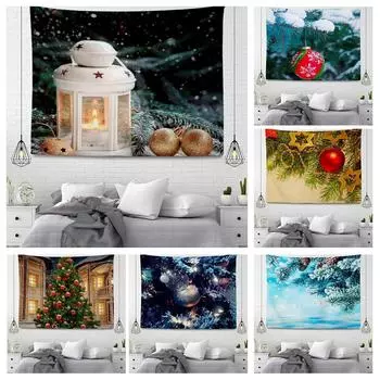 Рождественская серия Подвесной тканевый гобелен 100x75cm