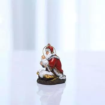 Рождественская серия подвесных украшений, фигурки Санта-Клауса из смолы, мини-подвеска Санта-Клауса, рождественская елка, товары для домашнего декора на вечеринку