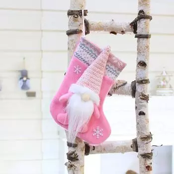 Рождественская серия Праздничные украшения Санта-Клаус Рождественский чулок