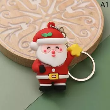 Рождественская серия Санта-Клаус Рождественская елка Брелки для рюкзаков Подвеска Милая кукла Лось Брелок для детей Друзья Подарок