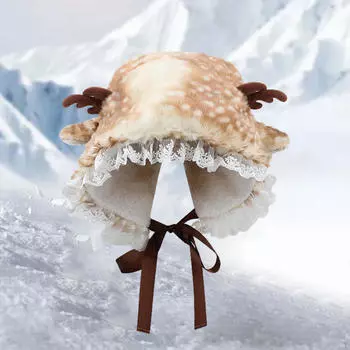 Рождественская шапка, аксессуары для костюмов, плюшевые рога лося в форме животных, головной убор для сноубординга Without Lace