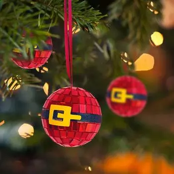 Рождественская шапка диско-шар рождественская елка 3D подвеска украшение для вечеринки украшение для мальчишника One Size