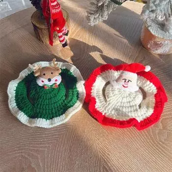Рождественская шапка для питомца, лось, Санта-Клаус, собака, головной убор, колокольчик, кошачий головной убор, фотоукрашения