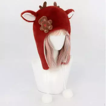 Рождественская шапка легкая рождественская для Хэллоуина, ролевых игр, фестивалей
