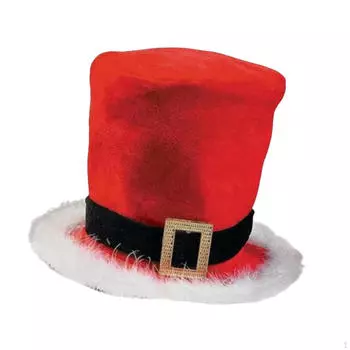 Рождественская шапка, шапка Санты для вечеринок, аксессуары для костюмов, ночной клуб Without White Fluff